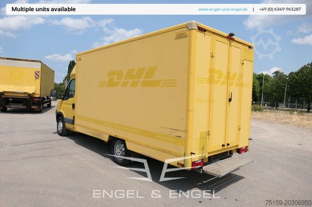 Vrachtwagen met bakwagen iveco Daily 35 S11 C30C AUTOMATIK KAMERA MAXI Regale LUFT