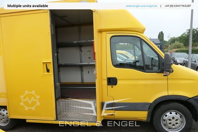 Vrachtwagen met bakwagen iveco Daily 35 S11 C30C AUTOMATIK KAMERA MAXI Regale LUFT DURCHGANG