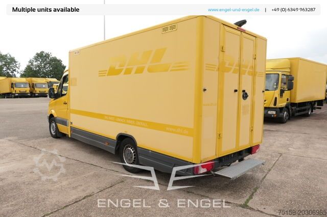 Vrachtwagen met bakwagen mercedes-benz SPRINTER 310 CDI MAXI EURO-5 KOFFER REGALE KAMERA DURCHGANG