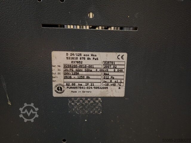 Lader Still Ladegerät Typ D24/125 eco Wsa