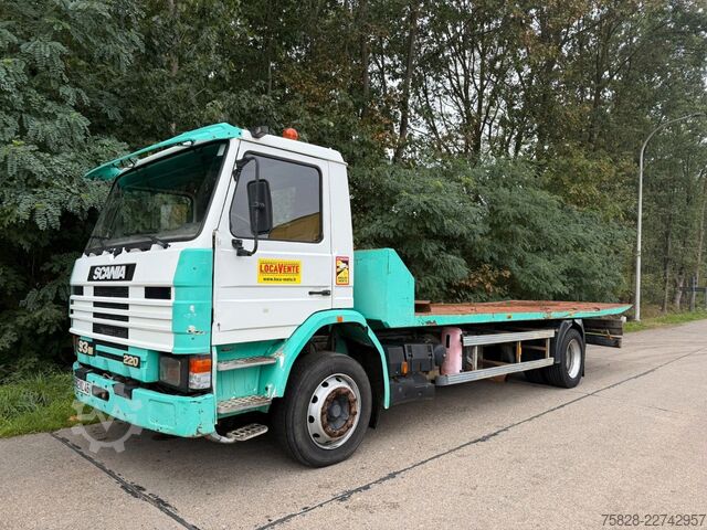 Reboque SCANIA 93M  220 / Maschinen- Traktor-Auto Transport