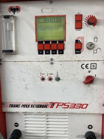 MIG / MAG pulse shielding gas welding machine, pulse welder, pulse device, welding machine, pulse fu FRONIUS TransPulsSynergic - TPS 330