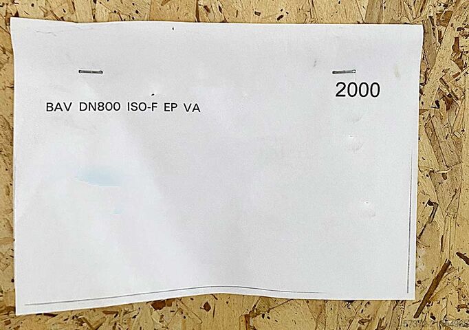 Vacuum Angle Valve Leybold BAV DN800 ISO-F EP VA