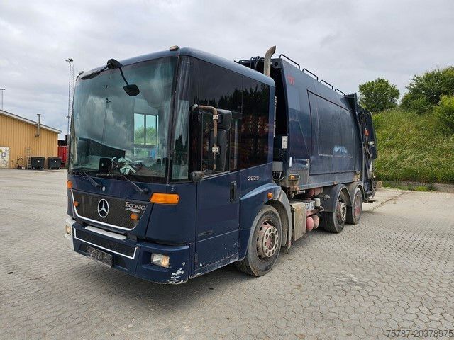 Vuilniswagen MERCEDES-BENZ 2629 NTM 21 cbm, 6x2, 1 Kammer