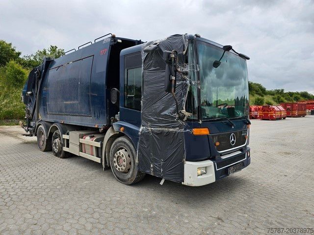 Vuilniswagen MERCEDES-BENZ 2629 NTM 21 cbm, 6x2, 1 Kammer