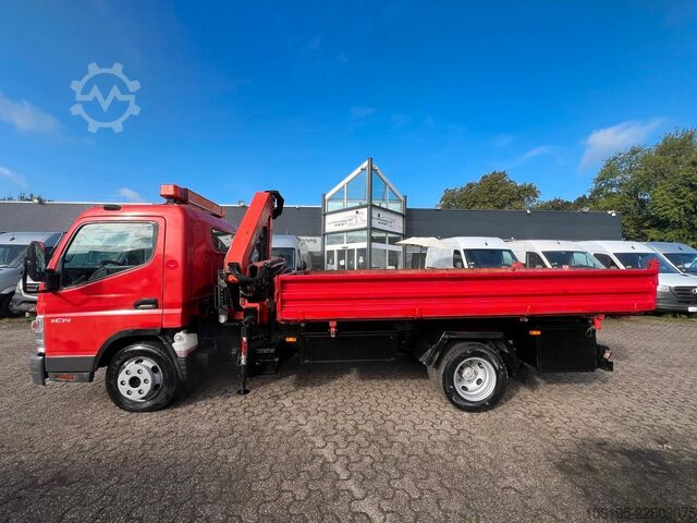 Třístranná sklápěcí dodávka MITSUBISHI Canter 7c14 *3S.Kipper+Palfinger Kran PK 4100C
