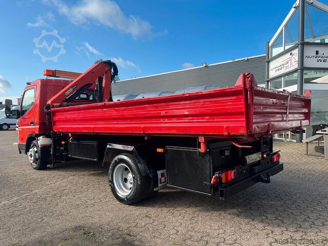 Třístranná sklápěcí dodávka MITSUBISHI Canter 7c14 *3S.Kipper+Palfinger Kran PK 4100C