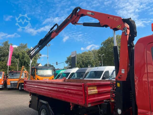 Třístranná sklápěcí dodávka MITSUBISHI Canter 7c14 *3S.Kipper+Palfinger Kran PK 4100C