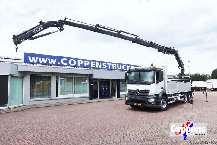Vrachtwagen met kraan Mercedes-Benz ANTOS 2830 Kraanwagen open Laadbak Fassi F295 +...