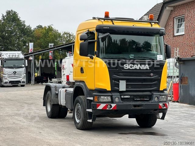 Standart çekici ünitesi SCANIA G450 4x4 Euro 6 SZM Kipphydraulik