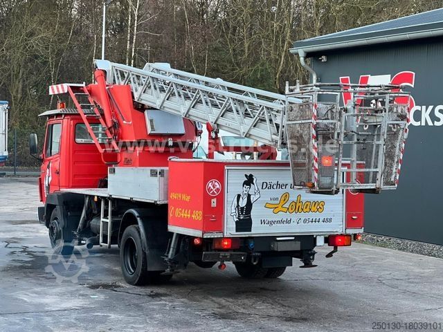 Plataforma de trabalho MERCEDES-BENZ 1120/37 Metz DLK 16-4 SE Leiterwagen 16m.