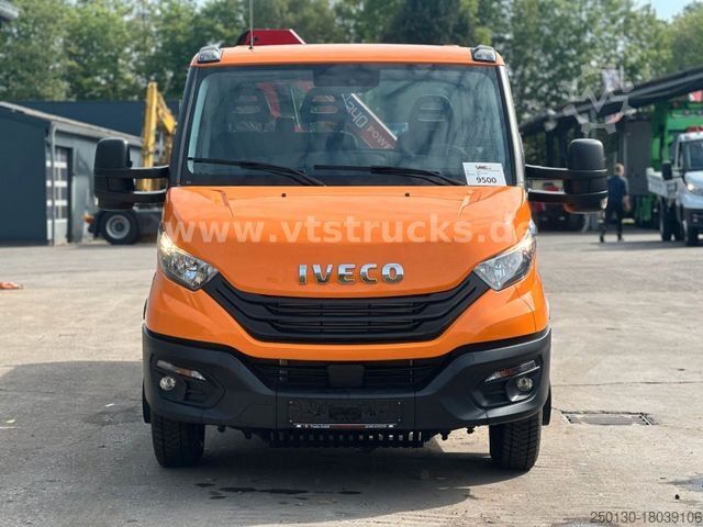 Tre-vejs tippevogn IVECO Daily 70C18 4x2 Meiller DSK+HMF 340-K3 Ladekran