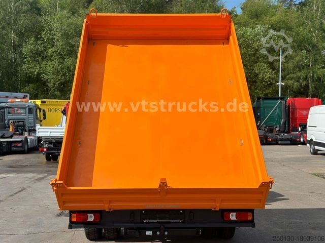 Tre-vejs tippevogn IVECO Daily 70C18 4x2 Meiller DSK+HMF 340-K3 Ladekran