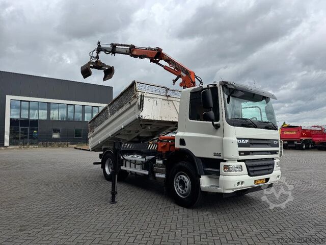 3-zijdige kipper DAF CF 75.310 4x2 3 zijdige Kipper/ Atlas 105.2 - A...