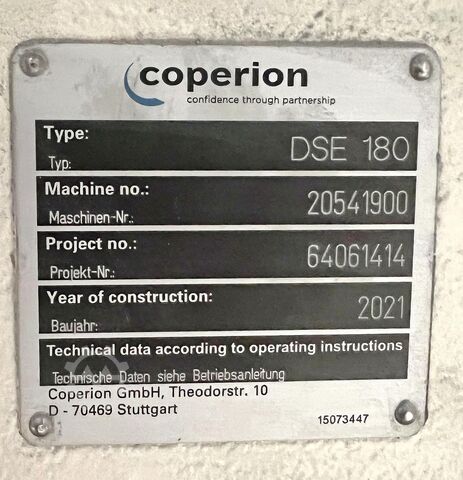 Doppelschneckenextruder COPERION ( Werner & Pfleiderer ) ZSK 170  W 1920/1750