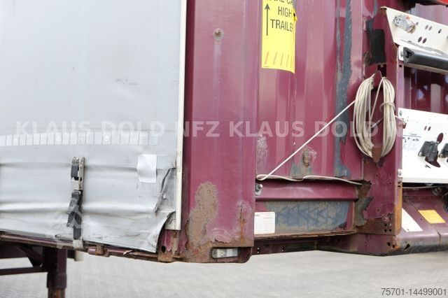 Semirremolque abierto con toldo KRONE Pritsche Plane XL MegaLiner BPW Edscha Bordwände