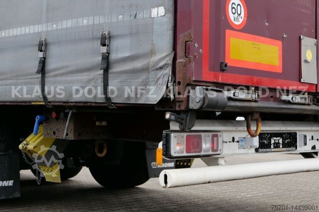 Semirremolque abierto con toldo KRONE Pritsche Plane XL MegaLiner BPW Edscha Bordwände