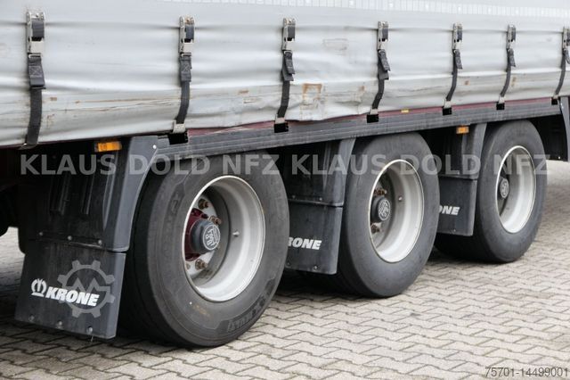 Semirremolque abierto con toldo KRONE Pritsche Plane XL MegaLiner BPW Edscha Bordwände