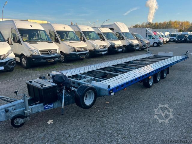 Car carrier trailer BLYSS Autotransporter 3500 kg kippbar 655x205cm 3-achs