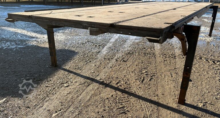 Plateforme porte-caisses amovibles Wecon verzinkte Plattform 28 Zurringe