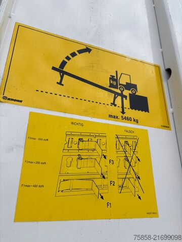 Châssis interchangeable avec structure caisson Krone BDF Stahl Wechselkoffer Türen