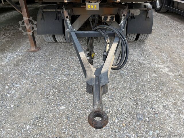 Remorque à châssis interchangeable x Lafette Verzinkt 950mm Höhe Zwilling