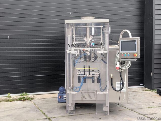 2019-es Wolf VPC 250 függőleges csomagológép Wolf VPC 250