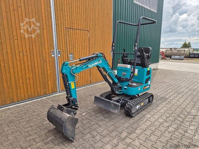 Graaflaadmachine Sunward SWE08B - Vorführmaschine, MS01, 2 Löffel