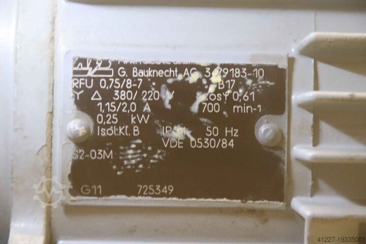 Sistema de filtrado Sistema de extracción unbekannt Stofffilter