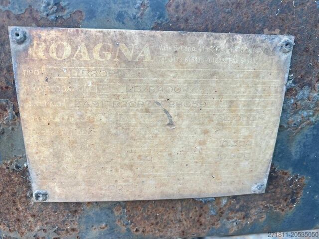 Remorque à bras amovible  RIMORCHIO USATO ROAGNA SCARRABILE