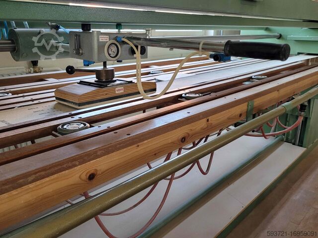 Langbandschleifmaschine Johansen T 85 PNEUMA