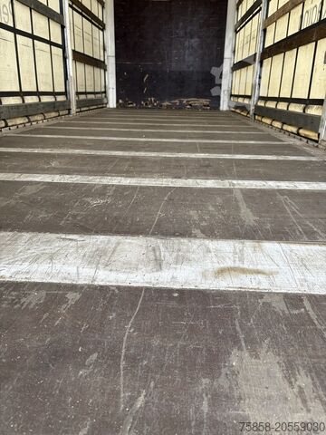 Carrocería intercambiable con plataforma y lona Krone Jumbo 7,82m 3m hoch Hubdach + Edscha