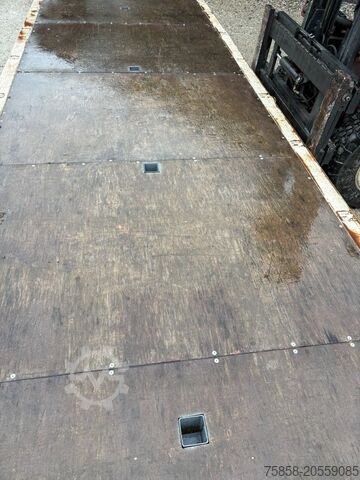 Intercambiar cuerpo abierto Krone Plattform 7,45m mit Steckrungen mittig