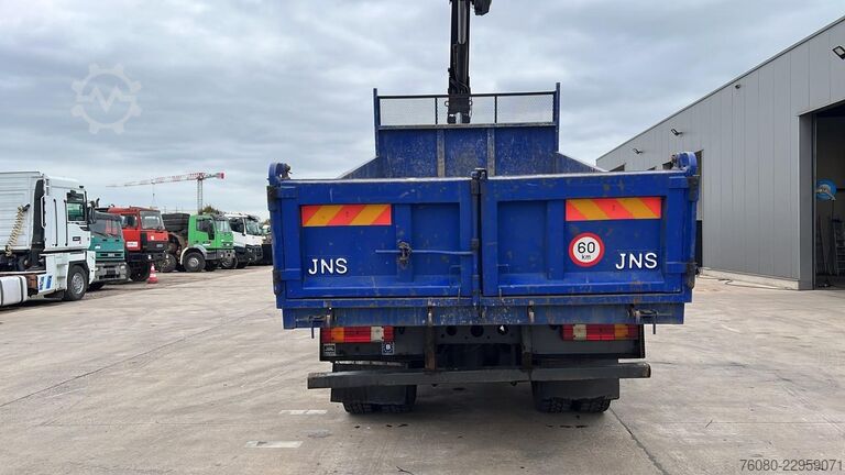 Kipper met kraan Mercedes-Benz Axor 1828 (BELGIAN TRUCK / HIAB 122 E / MANUAL ...