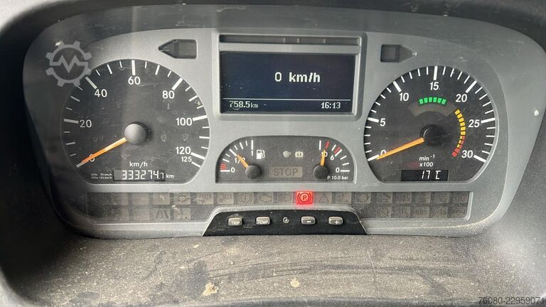Kipper met kraan Mercedes-Benz Axor 1828 (BELGIAN TRUCK / HIAB 122 E / MANUAL ...