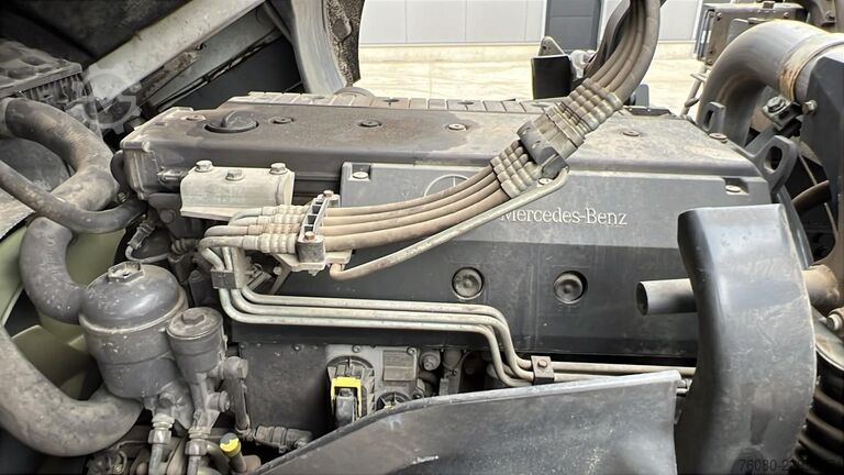 Kipper met kraan Mercedes-Benz Axor 1828 (BELGIAN TRUCK / HIAB 122 E / MANUAL ...