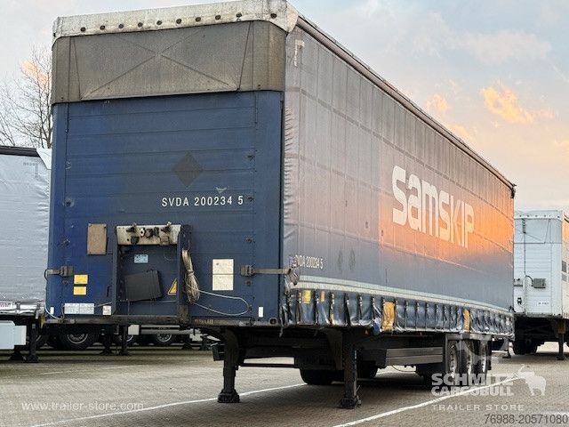 Semi-reboque aberto com lona Schmitz Cargobull Curtainsider Mega