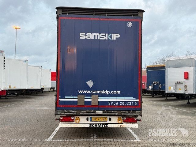 Semi-reboque aberto com lona Schmitz Cargobull Curtainsider Mega