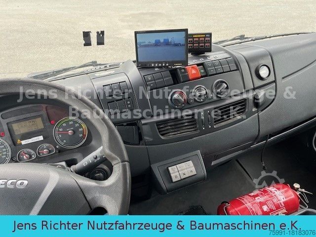 Çalışma platformlu kamyon IVECO ML 120EL18 Hubarbeitsbühne isoliert 15 Meter