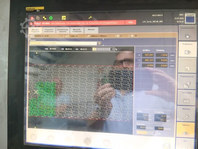 Máquina de corte a laser TRUMPF TruLaser 5030 Fiber