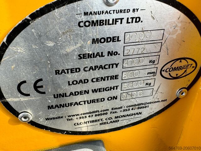 Dört yönlü forklift Combilift C4000/ DIESEL / 4500 mm