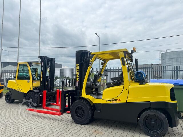 4 tekerlekli forklift Hyster H 5.0FT/Positioner+sideshift/ 3662 hours