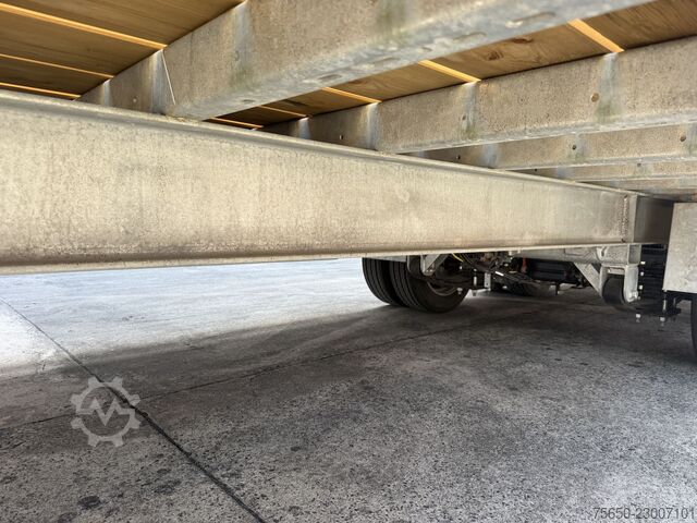 Lågbyggd trailer Humbaur TBB  14,4 t Tandemtieflader 7,20 m lang, Neuwertig