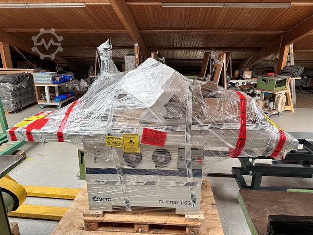 Zwenkfrees met invoer, lange tafel Holzkraft minimax t 55 es LL