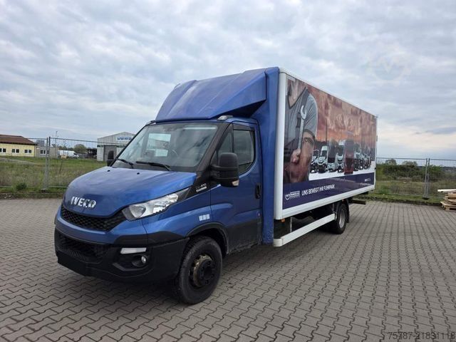 Sandučar IVECO 72-210 KJoffer mit Ladebordwand,AHK, Blatt/ Luft