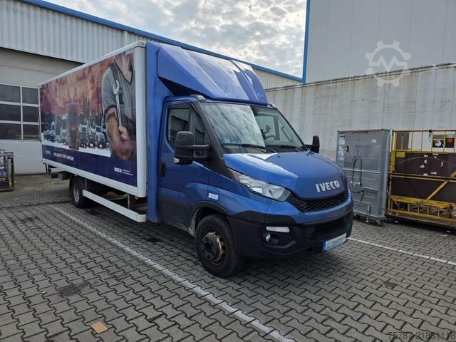 Sandučar IVECO 72-210 KJoffer mit Ladebordwand,AHK, Blatt/ Luft