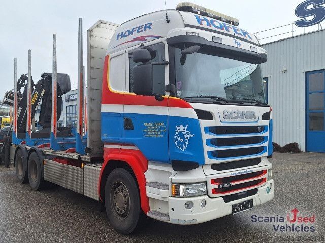 Lesnický nákladní automobil Scania R 490 LB6x4HNB Epsilon M12 Z Komplettzug !!