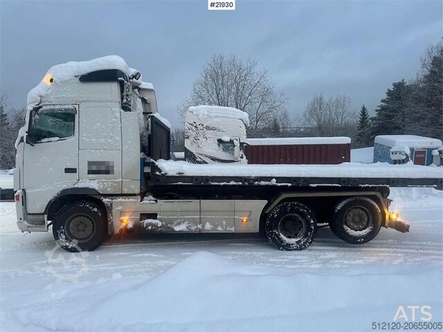 System för krokarm Volvo FH12 snow-plow equipped hook truck with Danish cab