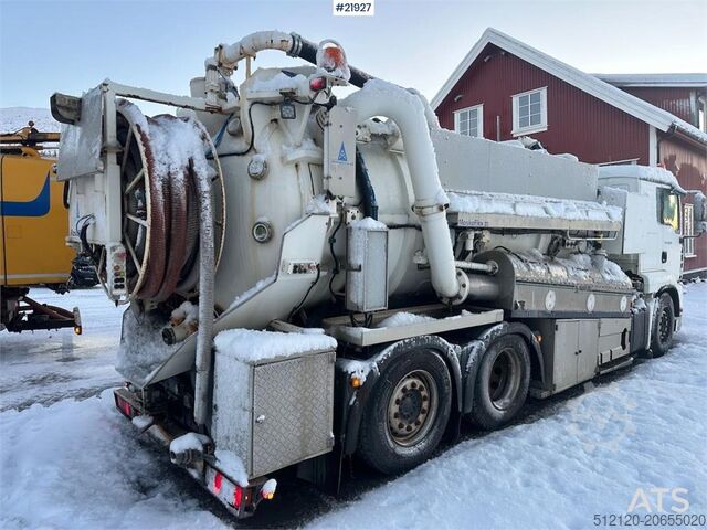 MAN TGA 26.430 6x2 sug-/spolbil med Maskofl MAN TGA 26.430 6x2 Suction/Flushing Truck with Maskofl
