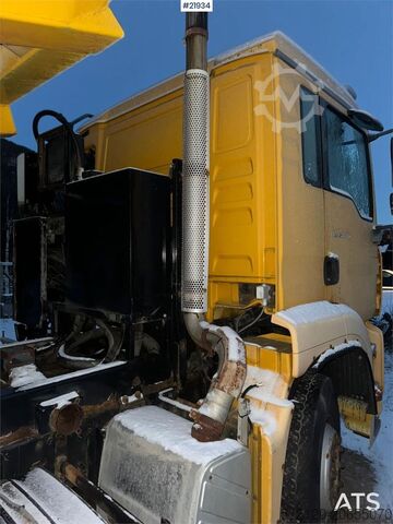 Avfallsbil MAN TGA 28.410 6x2 Snowplow-Equipped Tipper Truck – Re